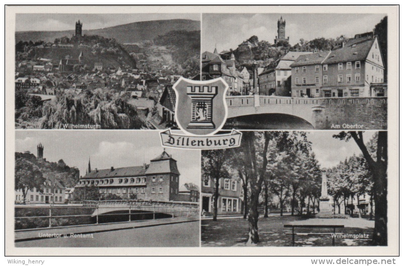 Dillenburg - S/w Mehrbildkarte 2 - Dillenburg