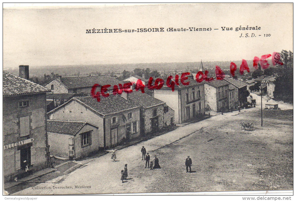 87 - MEZIERES SUR ISSOIRE - MEZIERE - VUE GENERALE - EDITEUR JSD N° 120- MALLEBAY - COLLECTION DESROCHES - Meziere Sur Issoire