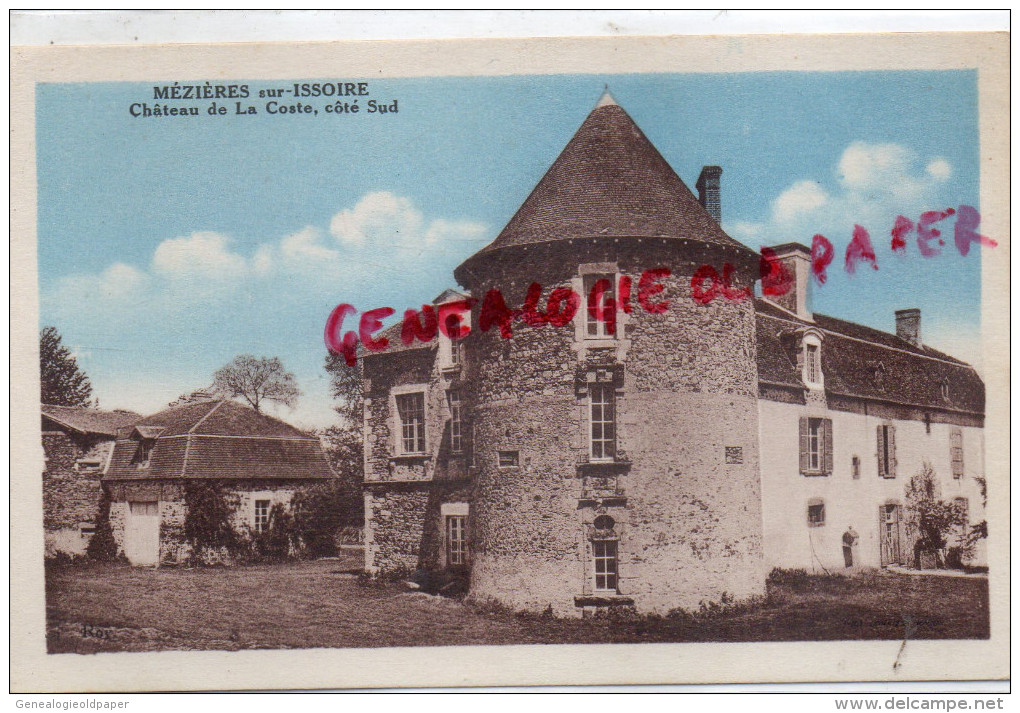 87 - MEZIERES SUR ISSOIRE - MEZIERE -CHATEAU DE LA COTE  COTE SUD-  - EDITEUR ROY - Meziere Sur Issoire