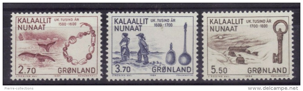 Groenland N° 136 à 138 Neufs ** - Artisanat - Unused Stamps