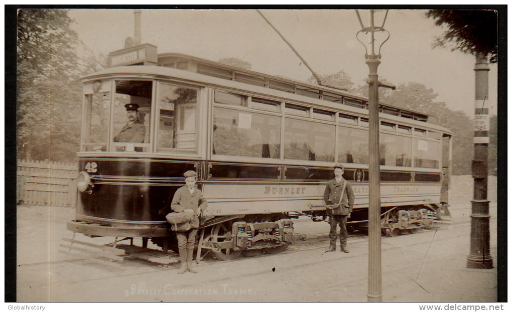 DB5655 - YORKSHIRE - BURNLEY CORPORATION TRAM - Andere & Zonder Classificatie