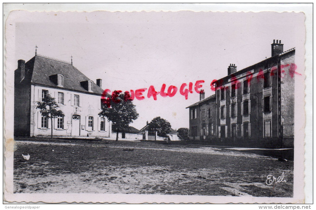 87 - MEZIERES SUR ISSOIRE - MEZIERE -  L' ECOLE DES GARCONS  LA GENDARMERIE - 1956 - Meziere Sur Issoire