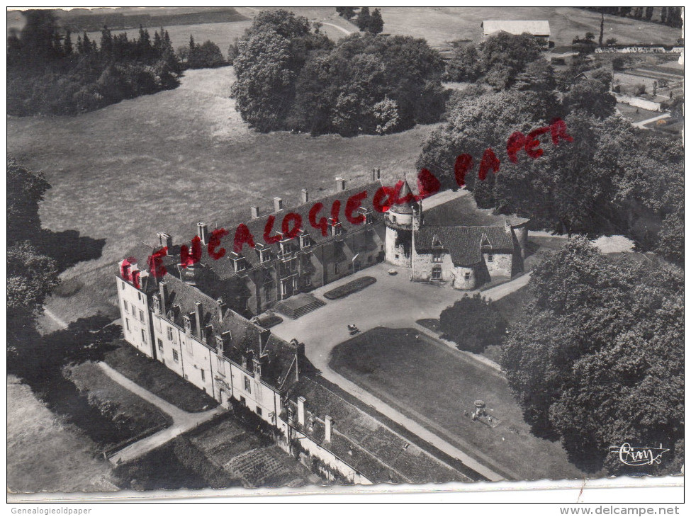 87 - MEZIERES SUR ISSOIRE - MEZIERE -  CHATEAU DU FRAISSE  VUE AERIENNE - 1955  NOUIC - Meziere Sur Issoire