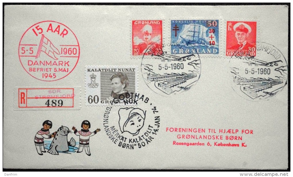 Greenland  1960-74  ( Lot  5921 ) - Covers & Documents