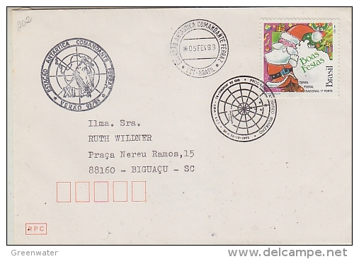 Brazil 1993 Cover Base Cdte Ferraz (26253) - Bases Antarctiques