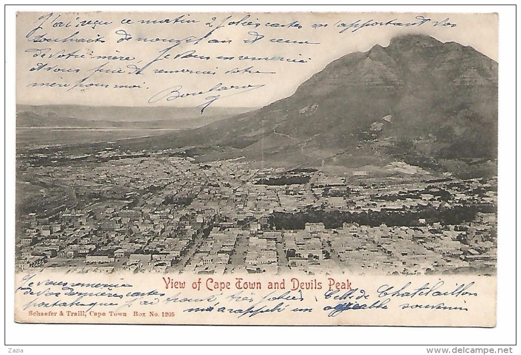 AFD.0018/ View Of Cape Town And Devils Peak - South Africa
