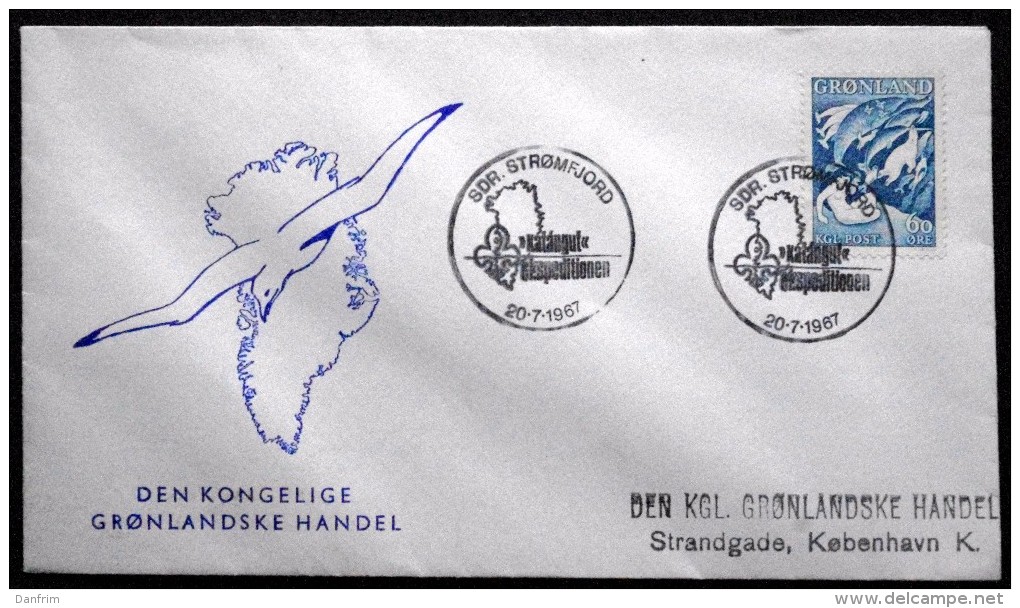 Greenland  Special Cancel Cover 1967  Scout - Expedition  SDR. Strømfjord      ( Lot  5972 ) - Storia Postale