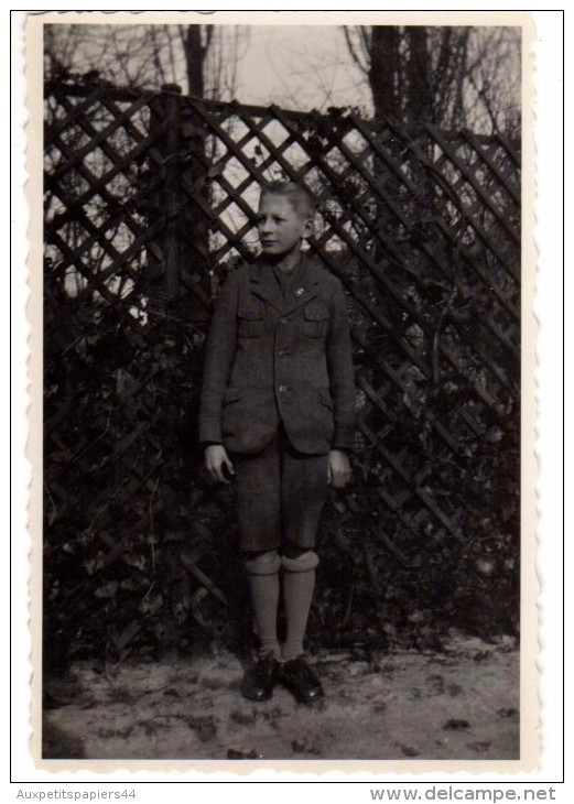 Photo Originale Enfants Allemands - Garçon MÜLLER En Mai 1933 - Kinder Deutschen - Boy Müller Mai 1933 - - Personnes Identifiées