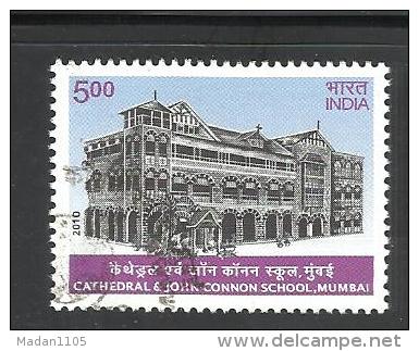 INDIA, 2010, FINE USED,  Cathedral & John Connon School, 1 V - Gebruikt