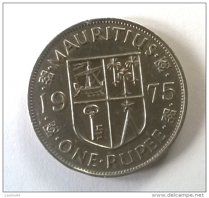 Monnaies - Maurice - 1 Rupee 1975 - Superbe - - Mauritius