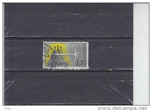 SAN MARINO  1966 - Sassone E 27 - Balestra - Timbres Express