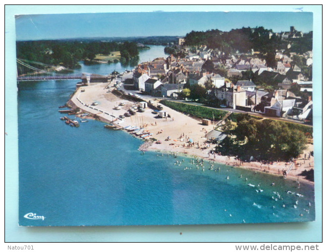 V08-49--maine Et Loire--montjean Sur Loire--la Plage Sur Les Bords De La Loire-animee-voitures- Voiliers-- - Sonstige & Ohne Zuordnung