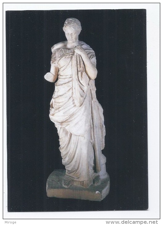 Beirut National Museum, Statue Of Higeia Roman Goddess Postcard Lebanon , Carte Postale Liban Libanon - Lebanon