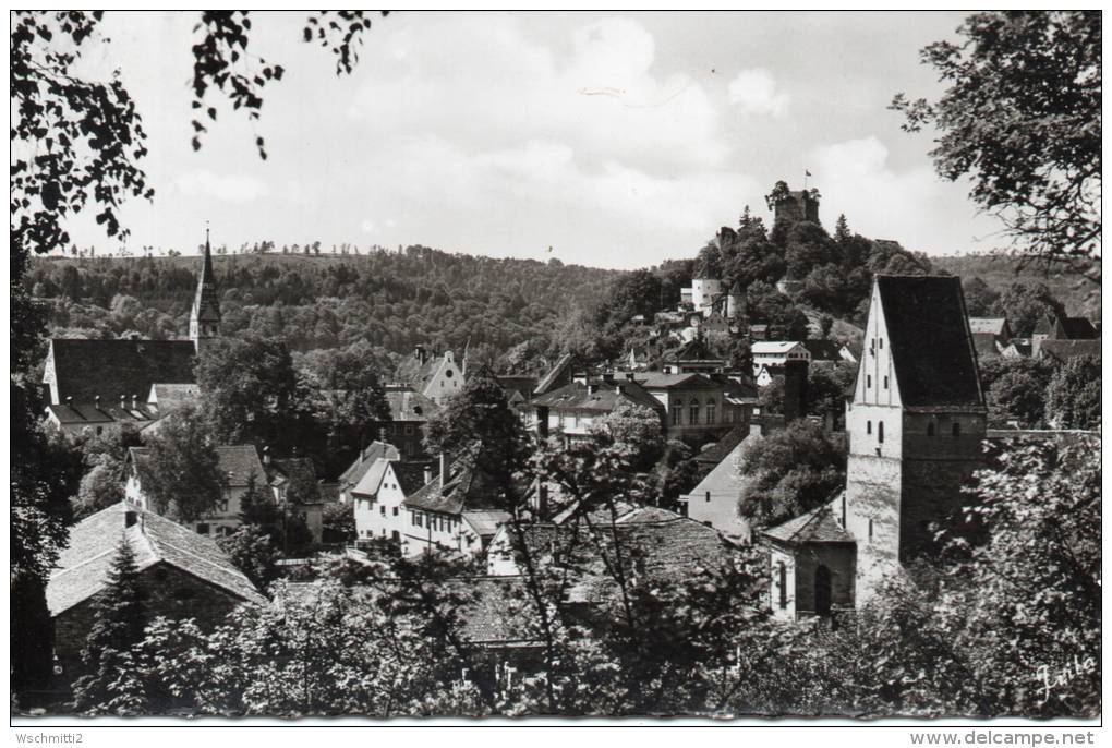 Fotokarte Luftkurort PAPPENHEIM Mit SST 1961 Nach Steinwiesen - Pappenheim