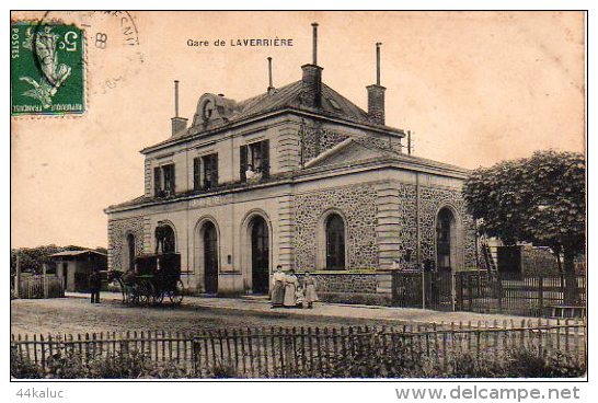 Gare De LAVERRIERE (Voir Scan Recto Et Verso) - La Verriere