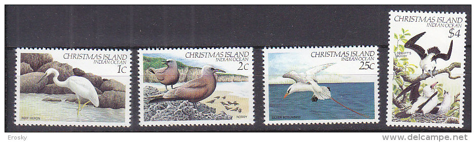 PGL CV019 - CHRISTMAS ISLAND Yv N°156/59 ** ANIMAUX ANIMALS - Albatros & Stormvogels