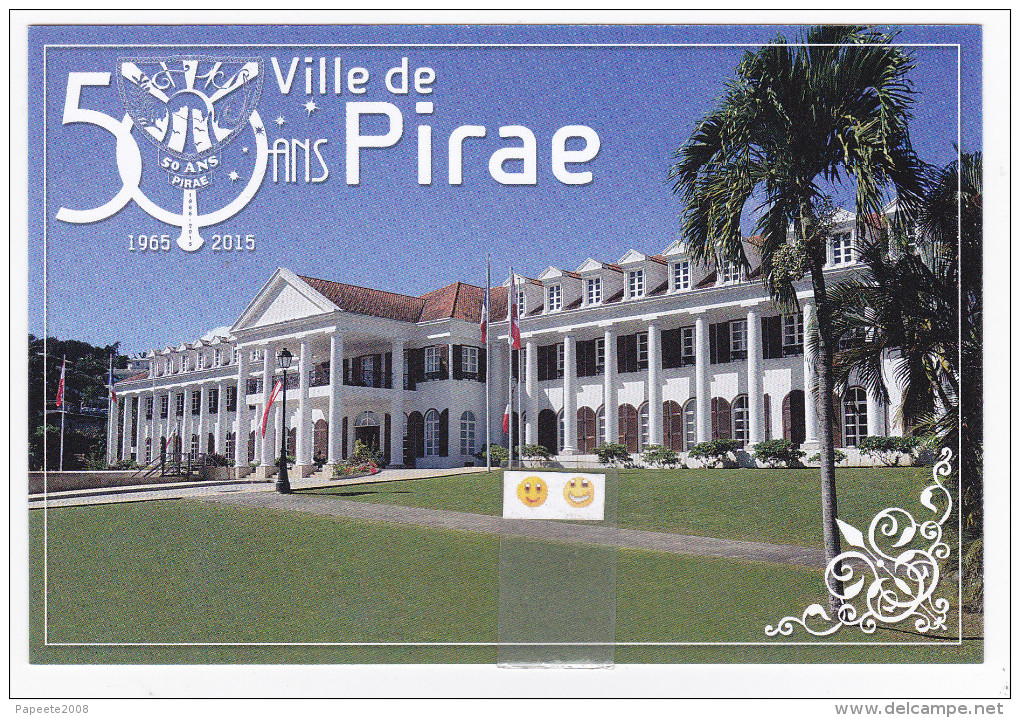 Polynésie Française / Tahiti - Carte Postale Prétimbrée à Poster  / Juillet 2015 - Ville De Pirae - Unused Stamps