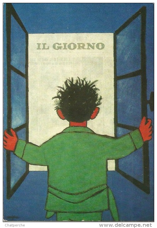 SAVIGNAC ILLUSTRATEUR " IL GIORNO" LE JOUR  562 AFFICHES DE SAVIGNAC  1961  EDIT.  BRAUN ECRITE  1977 - Savignac