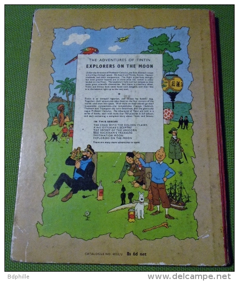 The Adventures Of Tintin :  Explorers Of The Moon Premiere édition 1959 - Andere Uitgevers