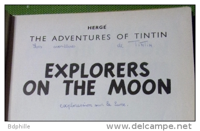 The Adventures Of Tintin :  Explorers Of The Moon Premiere édition 1959 - Autres Éditeurs