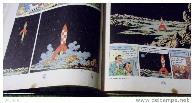 The Adventures Of Tintin :  Explorers Of The Moon Premiere édition 1959 - Autres Éditeurs