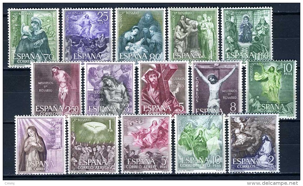 1962 - SPAGNA - ESPAÑA - SPAIN - Mi.  1355/1369 - NH - (X28112015....) - Unused Stamps