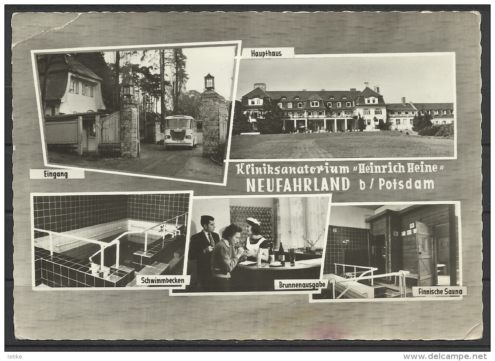 Germany,  Neufahrland, Sanatorium "Heinrich Heine", Multi View, 1964. - Neu Fahrland