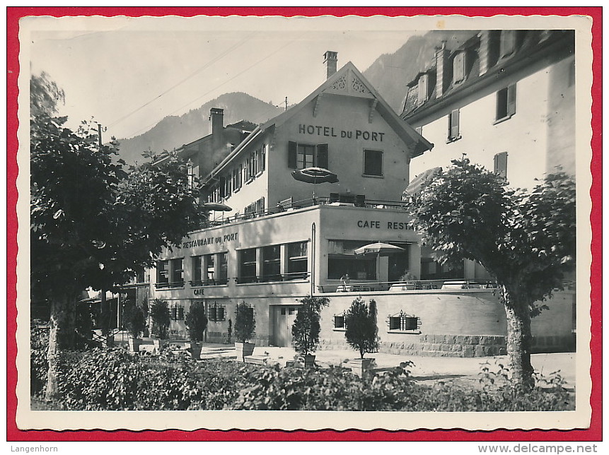 Foto-AK SCHWEIZ ´Le Bouveret / Port-Valais' ~ 1960 - Port-Valais