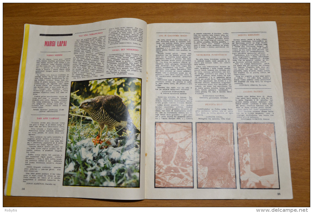 Litauen Lithuania Magazine Our Nature   1982 nr.6 Squirrel  animals birds