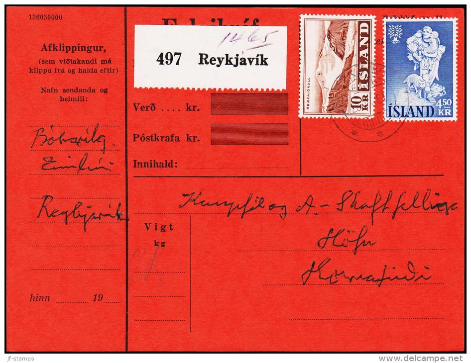 1957. Landscapes. 10 Kr. Fylgibréf. REYKJAVIK 25.IX.61. (Michel: 318) - JF180970 - Unused Stamps