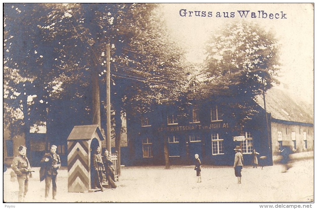 Walbeck Gruss Aus ,cafe,anno1919 - Other & Unclassified