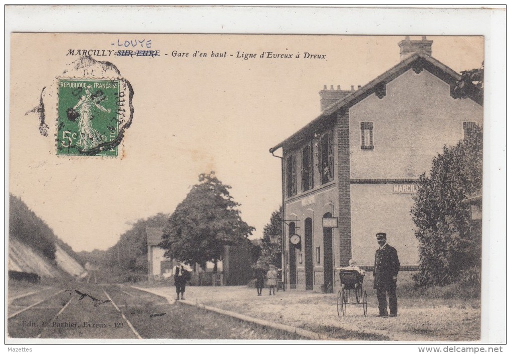 27 MARCILLY SUR EURE  LA GARE Très  Bon état - Marcilly-sur-Eure