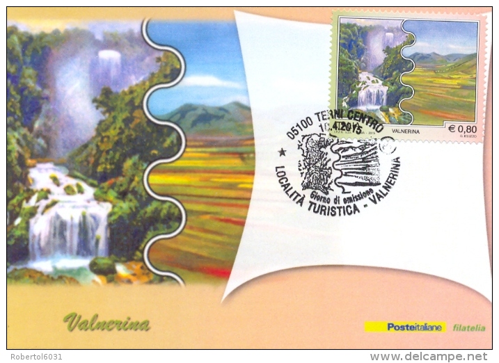 Italia 2015 FDC Maximum Card Turismo: Valnerina - Sonstige & Ohne Zuordnung