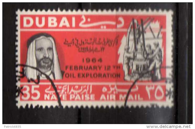 Dubai ° - 1965 - Exploration Sur Terre Du Petrole. Yvert,  PA..74.  Gommé Oblitéré.   Vedi Descrizione - Dubai