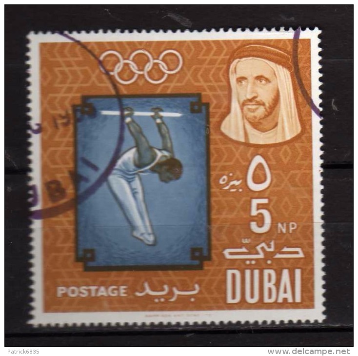 Dubai ° - 1964 - Jeux Olympiques De Tokyo. Yvert,  47  Gommé Oblitéré.   Vedi Descrizione - Dubai