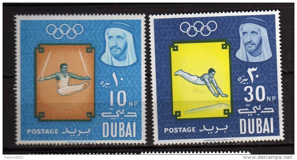 Dubai ** - 1964 - Jeux Olympiques De Tokyo. Yvert, 48- 50  NEUF.   Vedi Descrizione - Dubai
