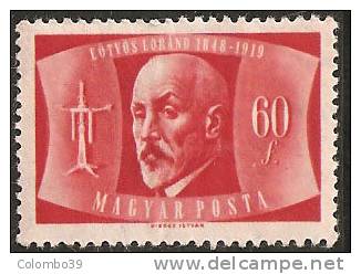 Ungheria 1948 MNH**  -  Yv. 894 - Ungebraucht