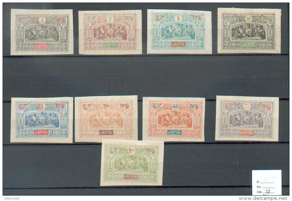 OB 123 - YT 47 (*) - 48 (*) - 50* - 51 (*) - 52*-53*-56 (*)-58(*)-59 (*) - Unused Stamps