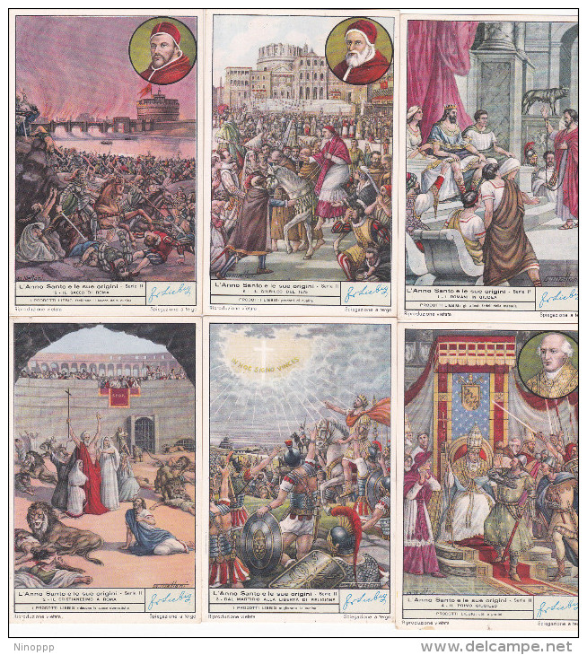 Liebig Cards 1949 Anno Santo E Le Sue Origini Serie II Set - Liebig