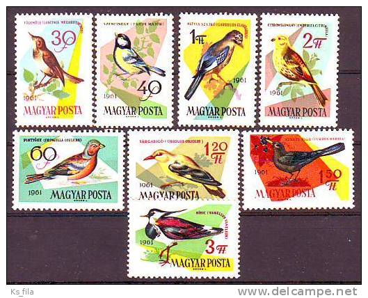 HUNGARY - 1961. Birds Of Woods And Fields - MNH - Nuevos