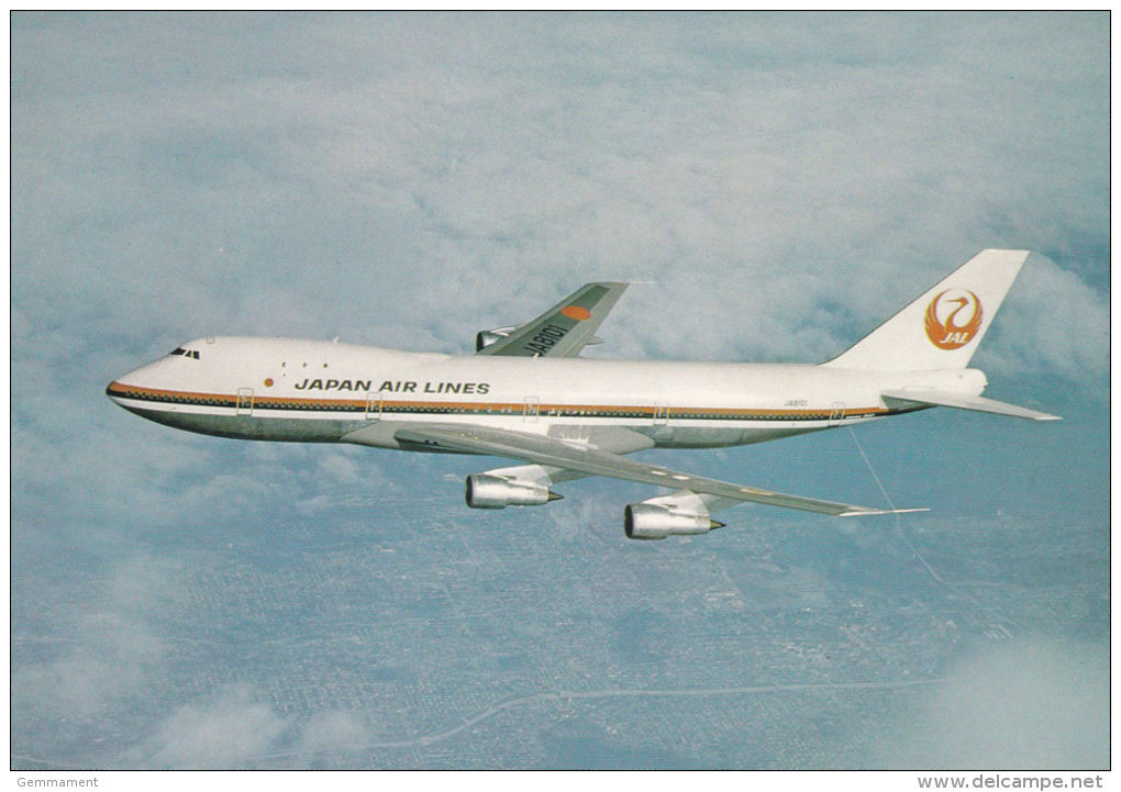 AVIATION -JAPAN AIR LINES -B747-THE GARDEN JET. - 1946-....: Moderne