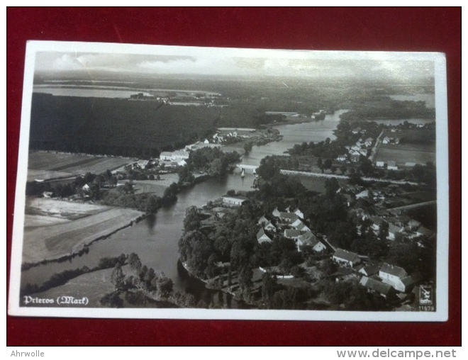 AK Prieros Mark Gasthaus Prierosbrück Wilhelm Roschinski 1935 - Dahme