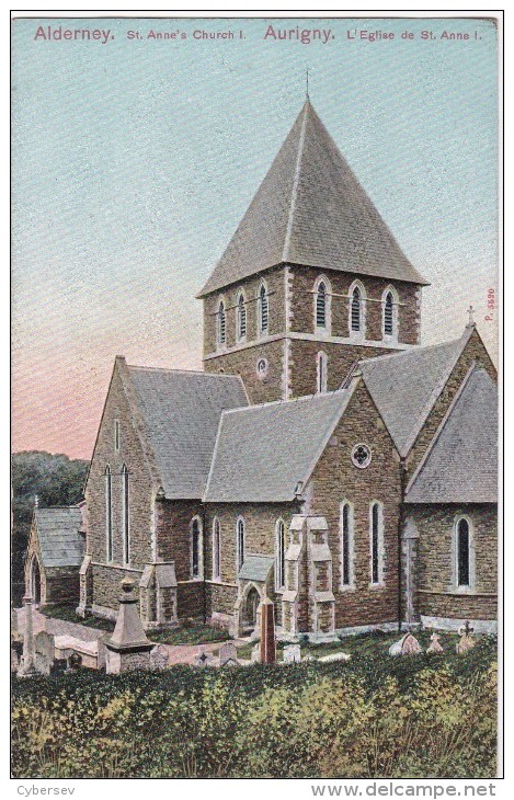ALDERNEY - St. Anne's Chuch I. - AURIGNY - L'Eglise De Ste Anne I. - 2 Scanns - Alderney