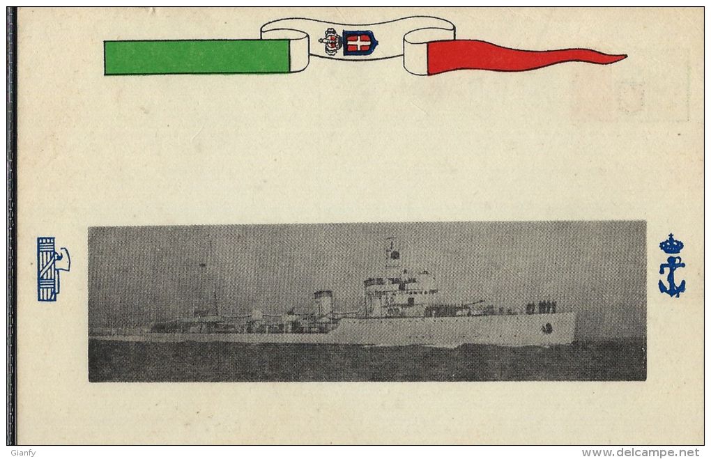 FASCISMO MARINA MILITARE ITALIANA REGIA NAVE C.T. NAZARIO SAURO 1940 - Guerre