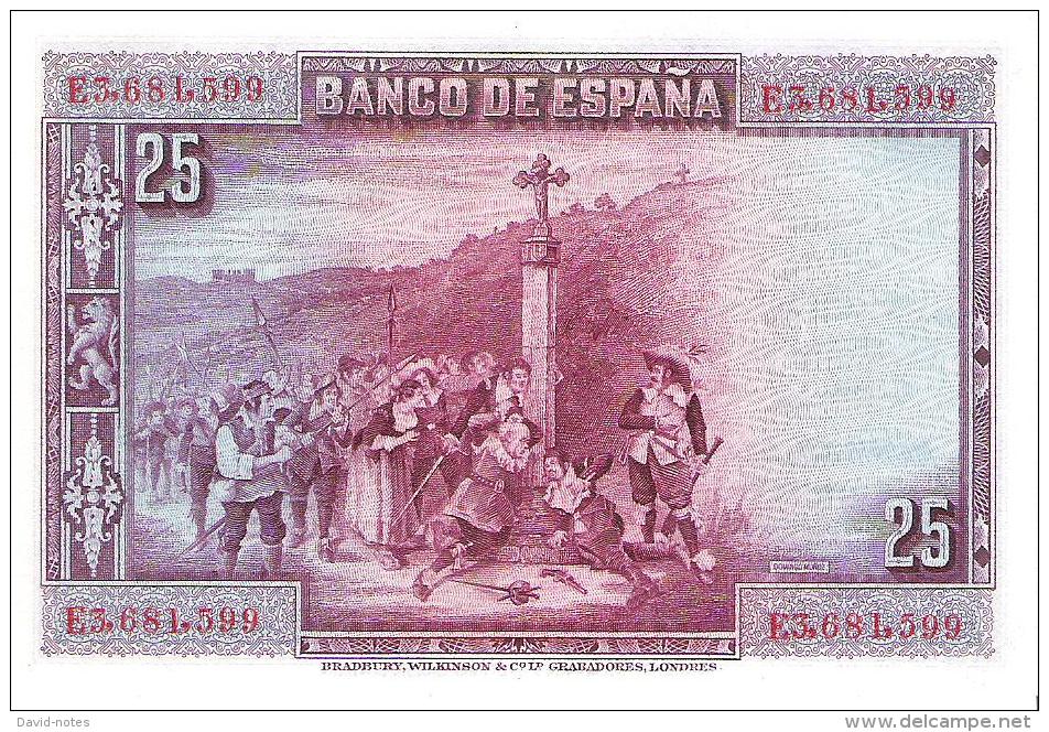 Spain - Pick 74 - 25 Pesetas 1928 - Unc - 1-2-5-25 Pesetas