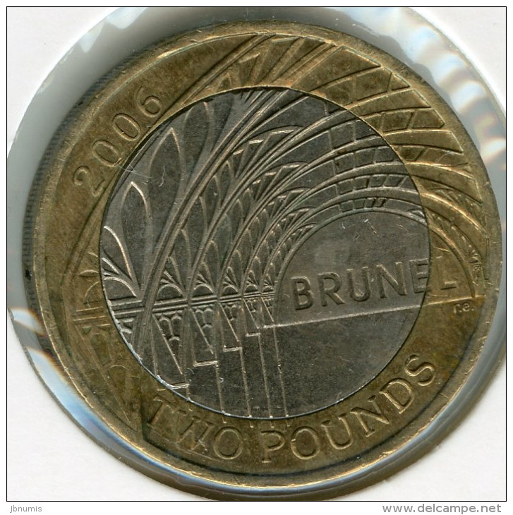 Grande Bretagne Great Britain 2 Pounds 2006 Gare De Paddington - Brunel KM 1061 - 2 Pounds