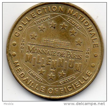 Monnaie De Paris -  MILLENIUM   MONT - SAINT - MICHEL -  Edition Limitée - Collection Nationale  2001 - Autres & Non Classés