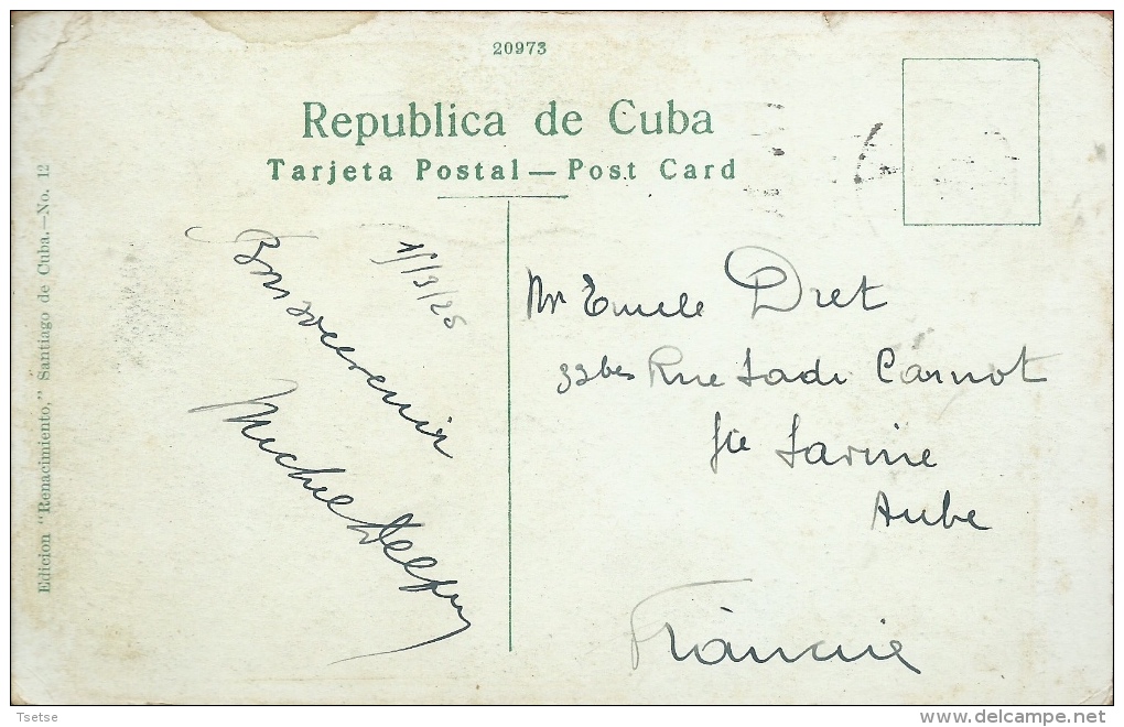 Cuba - Almaeda Michaelsen , Santiago De Cuba - 1925 ( Voir Verso ) - Cuba