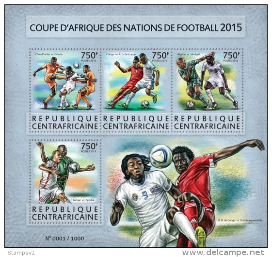 Central African Republic. 2015 Football. (416a) - Fußball-Afrikameisterschaft