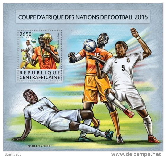 Central African Republic. 2015 Football. (416b) - Africa Cup Of Nations